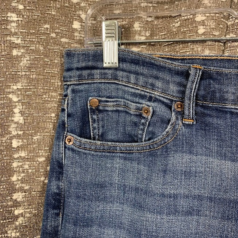Lucky Brand Sweet N Straight Denim Jeans Mid Rise Women's 16/33 - Picture 2 of 13